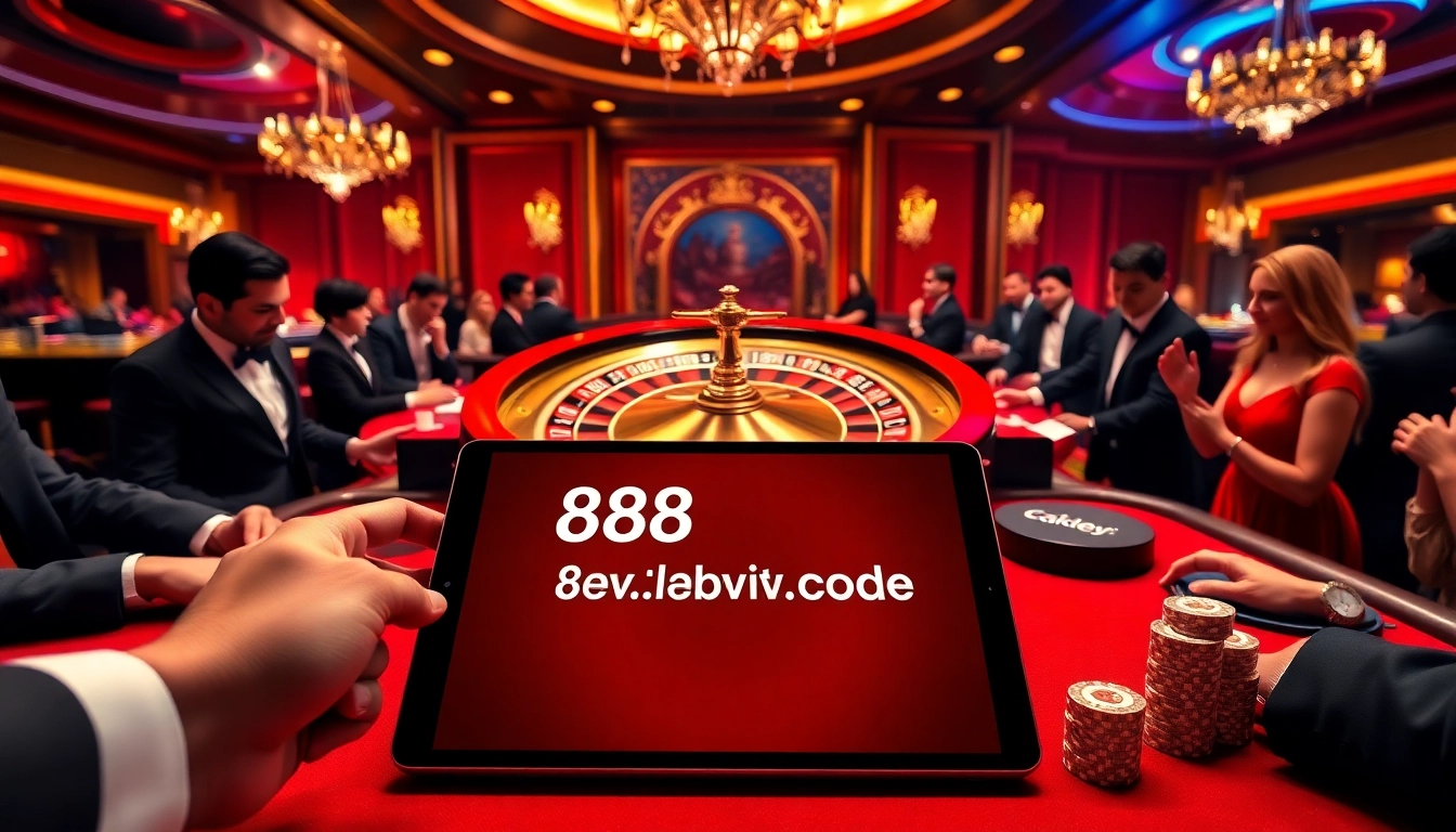 Experience high-stakes gaming at https://888vi.codes/ with vibrant roulette action and luxurious casino elements.