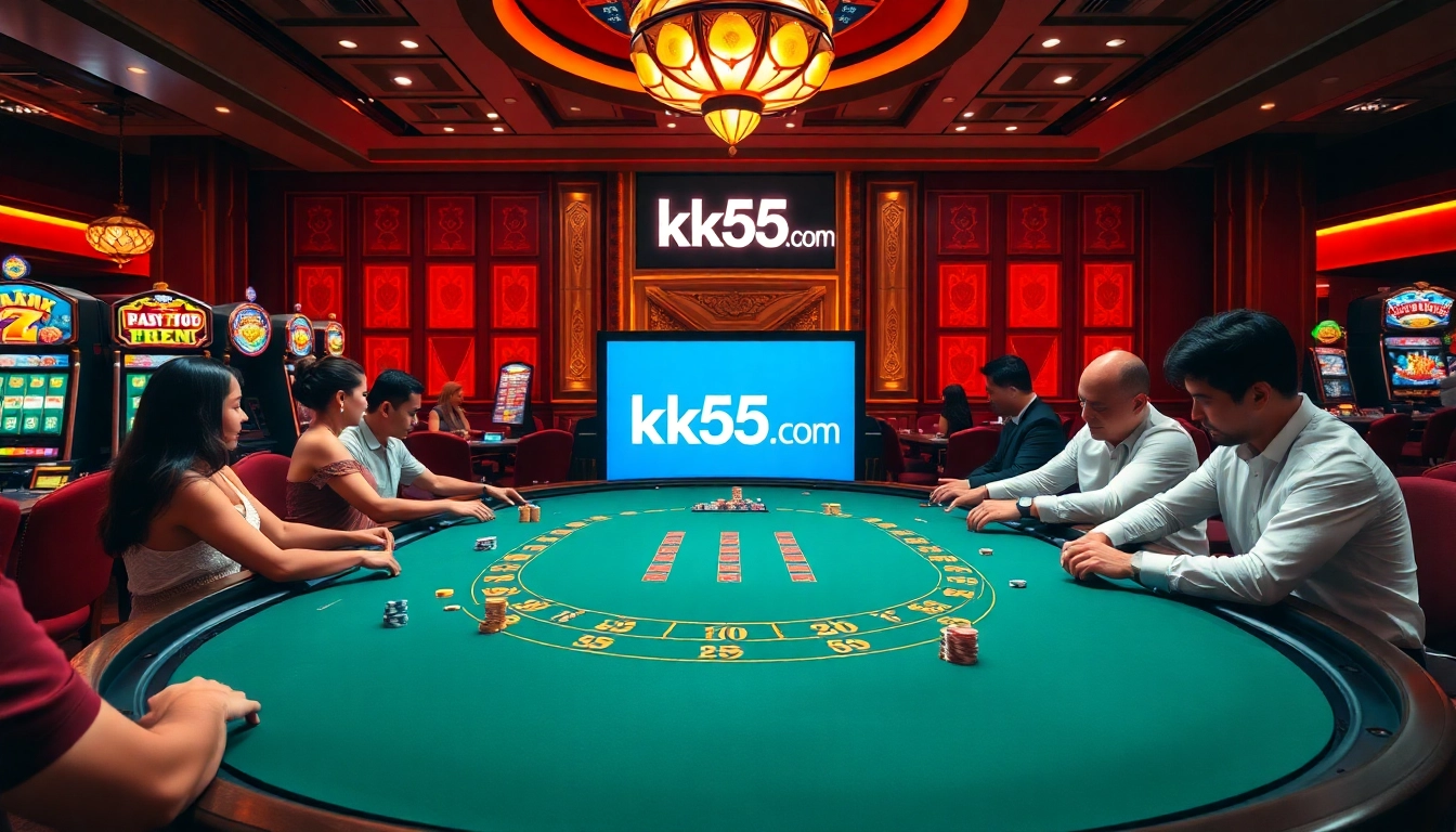 Elevate your gaming experience at kk55.com with high-stakes blackjack excitement.