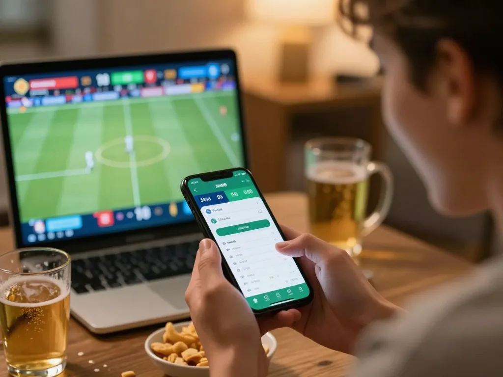 Engaging sports betting experience on jmb88 app while enjoying friends and snacks
