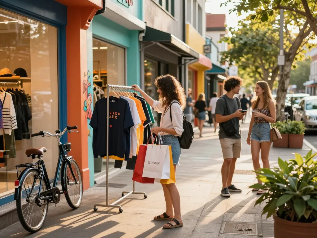 Explore vibrant street shopping at https://gem88.com.mx/ with trendy styles and lively atmosphere.
