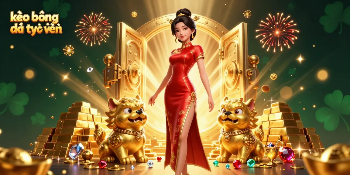 Experience kèo bóng đá trực tuyến with vibrant 3D characters and dynamic casino elements.