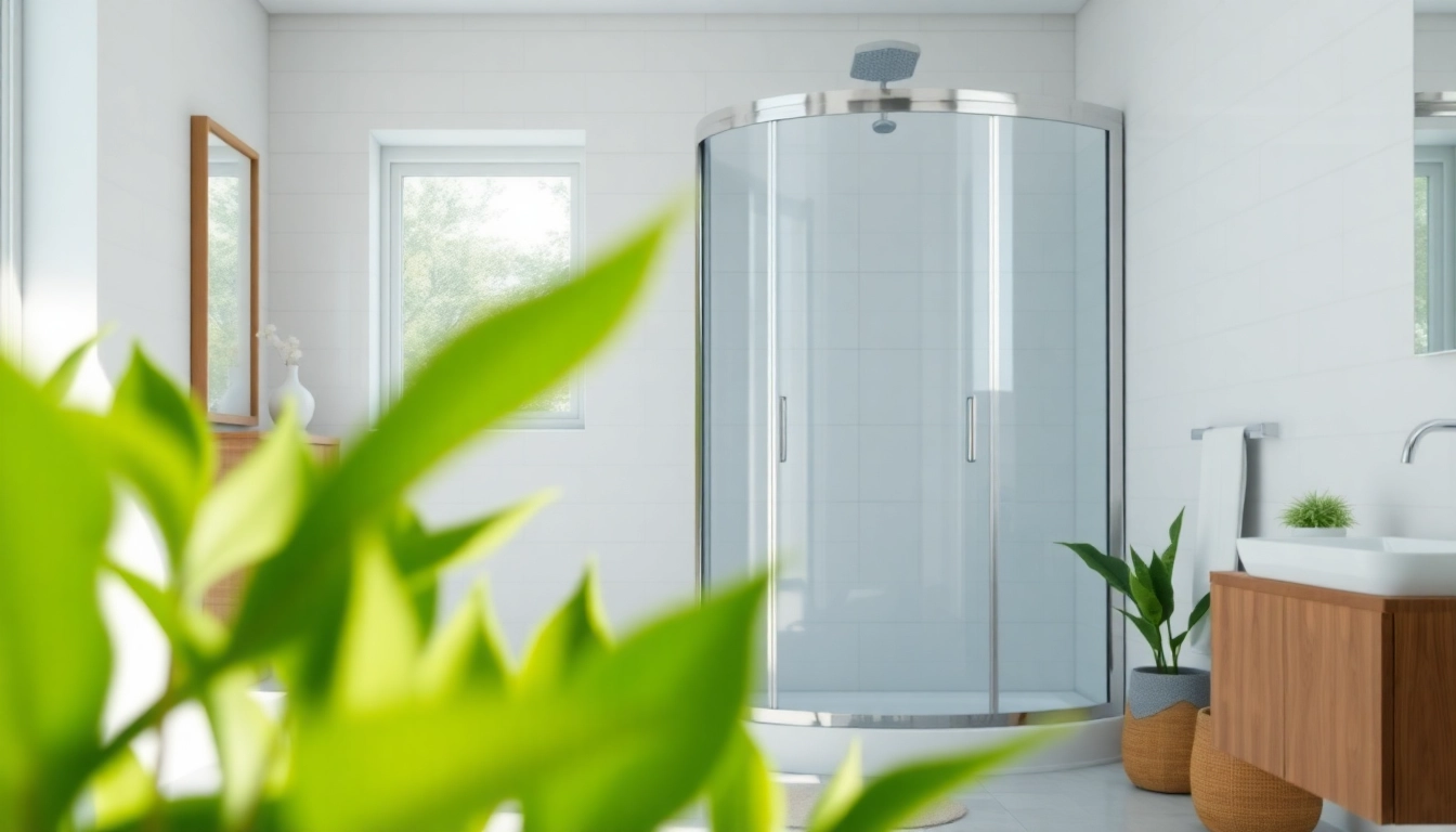Dusche 100x100 in einem modernen Badezimmer-Design mit eleganten Details.