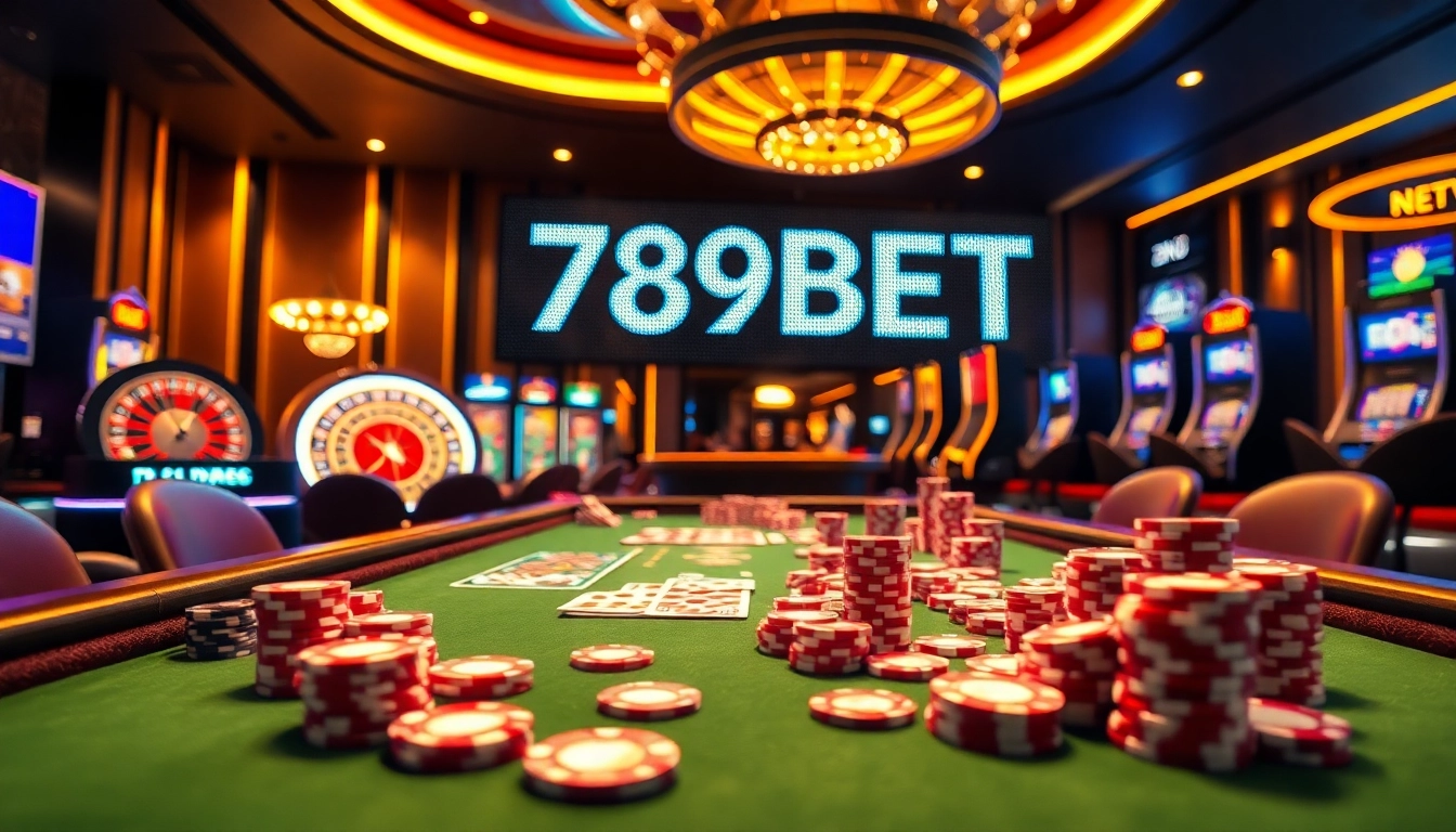 Experience the thrill of 789BET with a vibrant casino gaming scene filled with excitement.