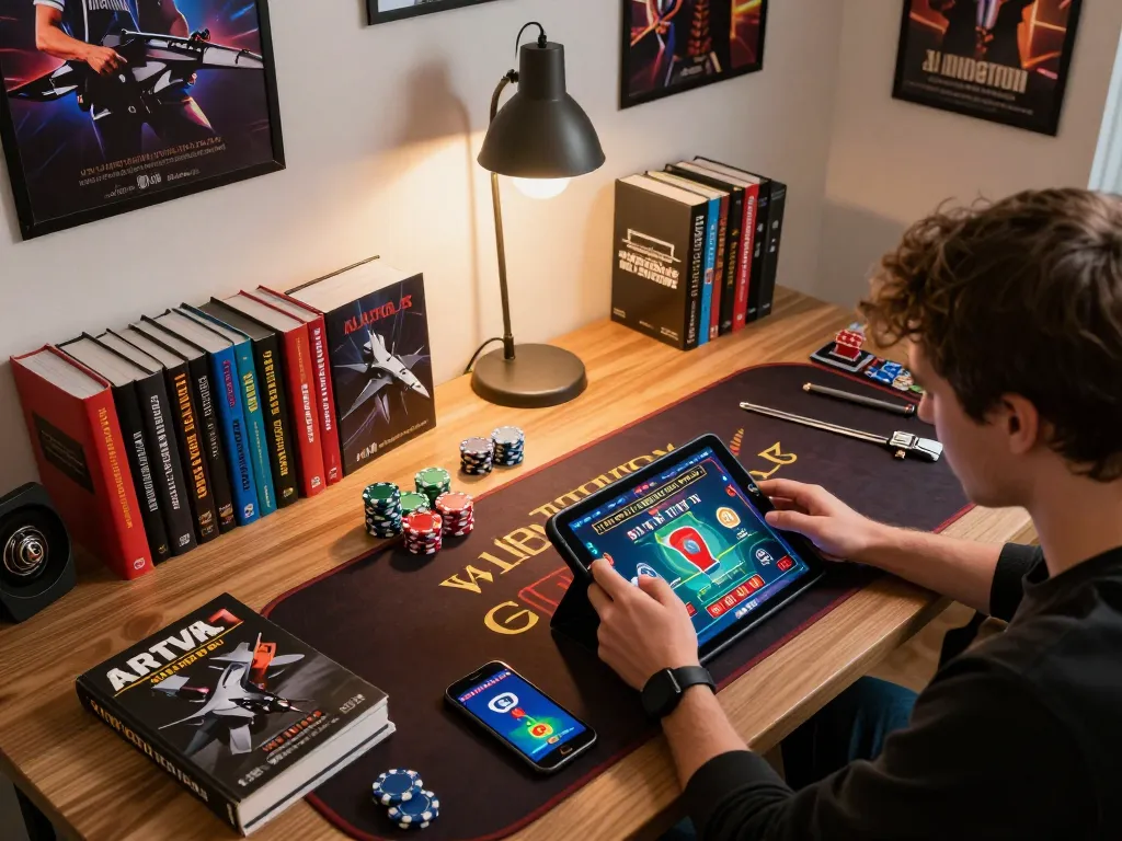Engage with f168 casino games on a tablet, showcasing the excitement of online betting.
