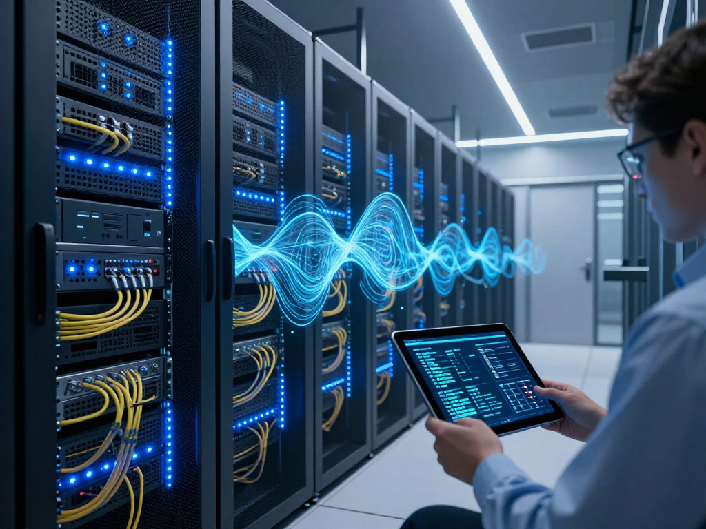 IPTV reseller panel showcasing cloud computing and software development infrastructure with robust security measures for a scalable service.
