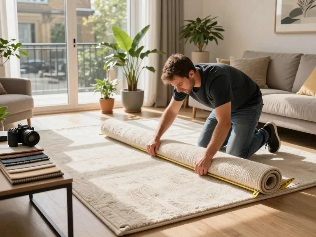 Expert carpet fitting services West London in a stylish home interior.
