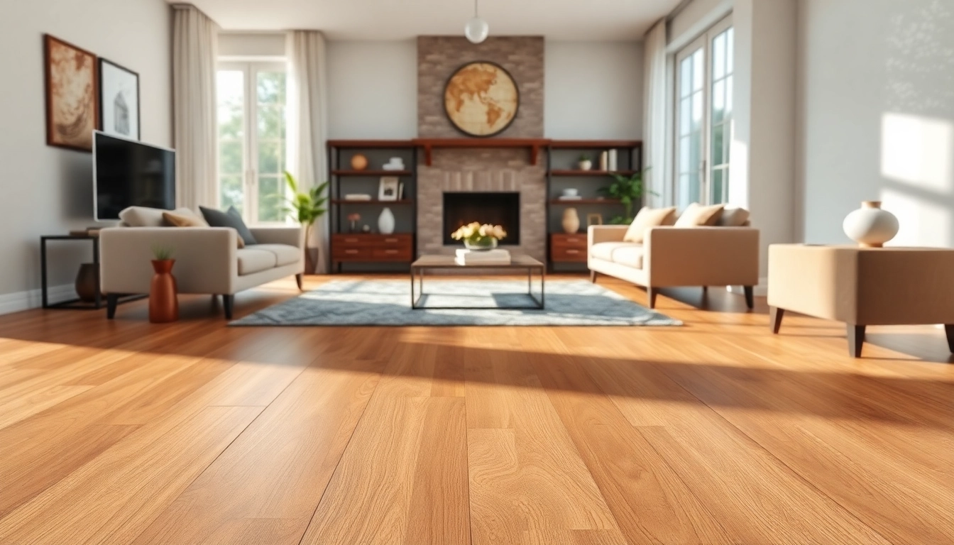Transform your space with vinyl plank flooring that combines elegance and durability for any home.