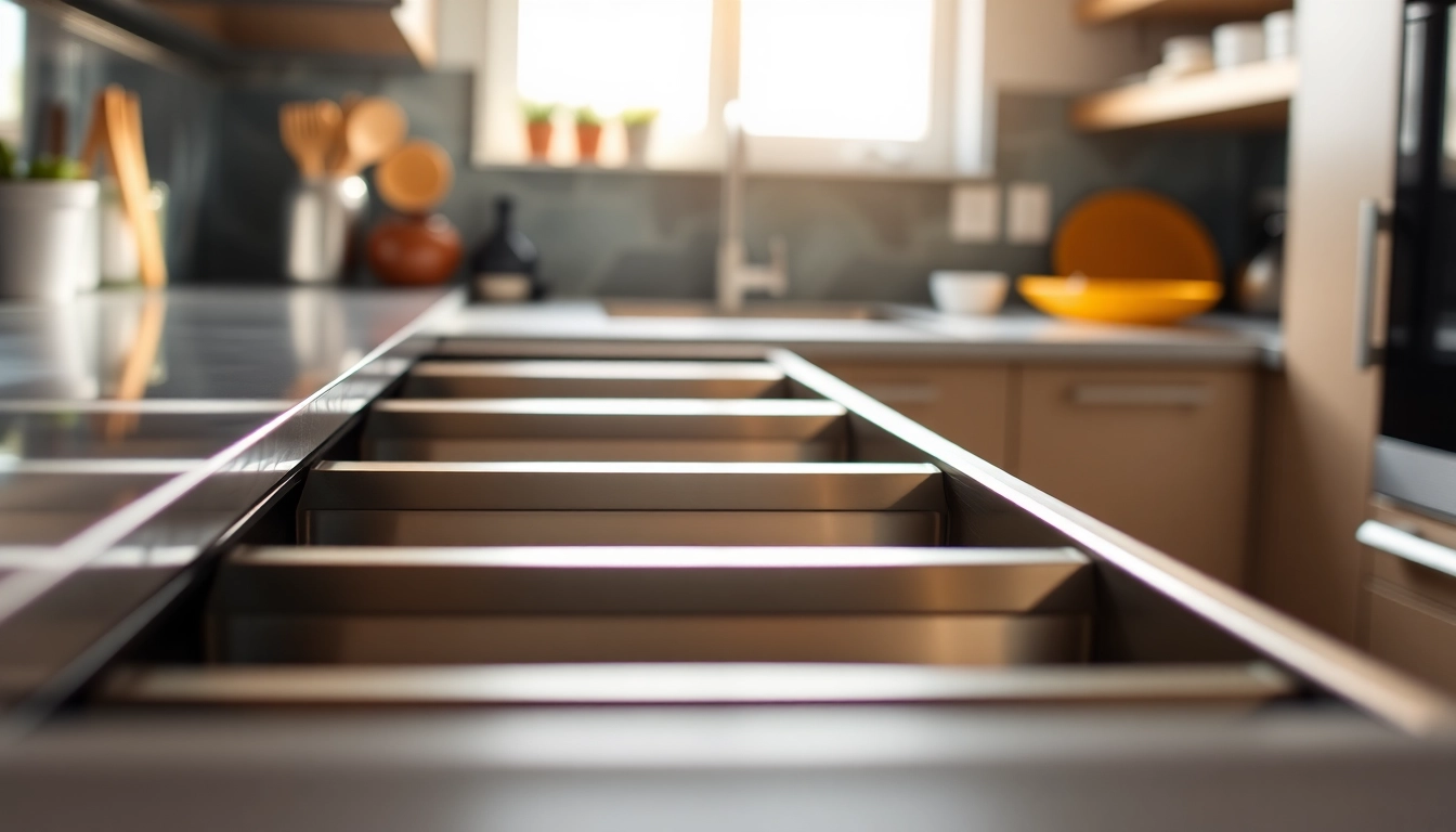 Double Wall Drawer System showcased in a modern kitchen, emphasizing design and functionality.