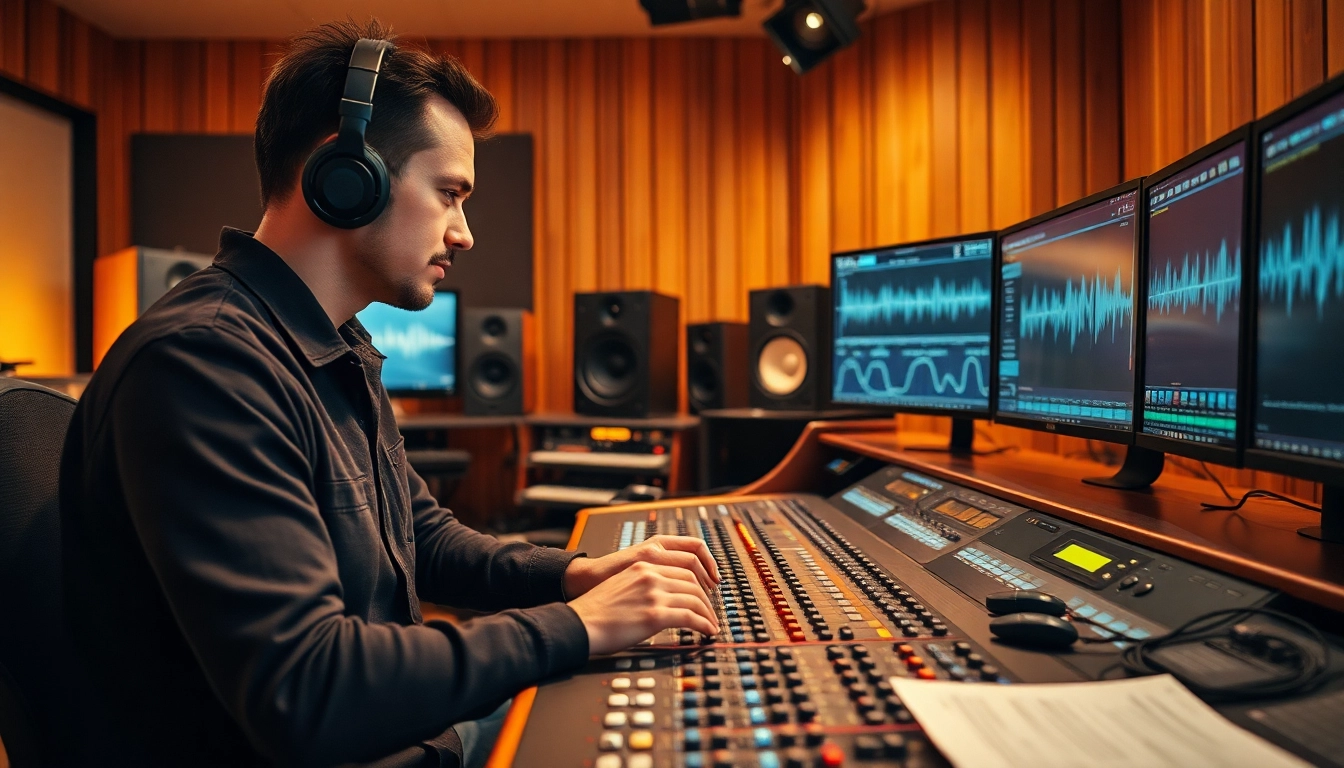 Enhance your sound with expert online mastering services in a modern studio setup.