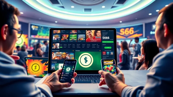 S666.nyc online betting platform showcasing gaming options and user engagement