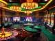 Lixi88 đăng nhập interface showcasing a luxurious online casino experience with roulette, poker tables, and slot machines.
