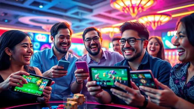 Exciting online gaming scene showcasing players engaging with Hi88 platform, reflecting the vibrant betting experience.