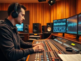Enhance your sound with expert online mastering services in a modern studio setup.